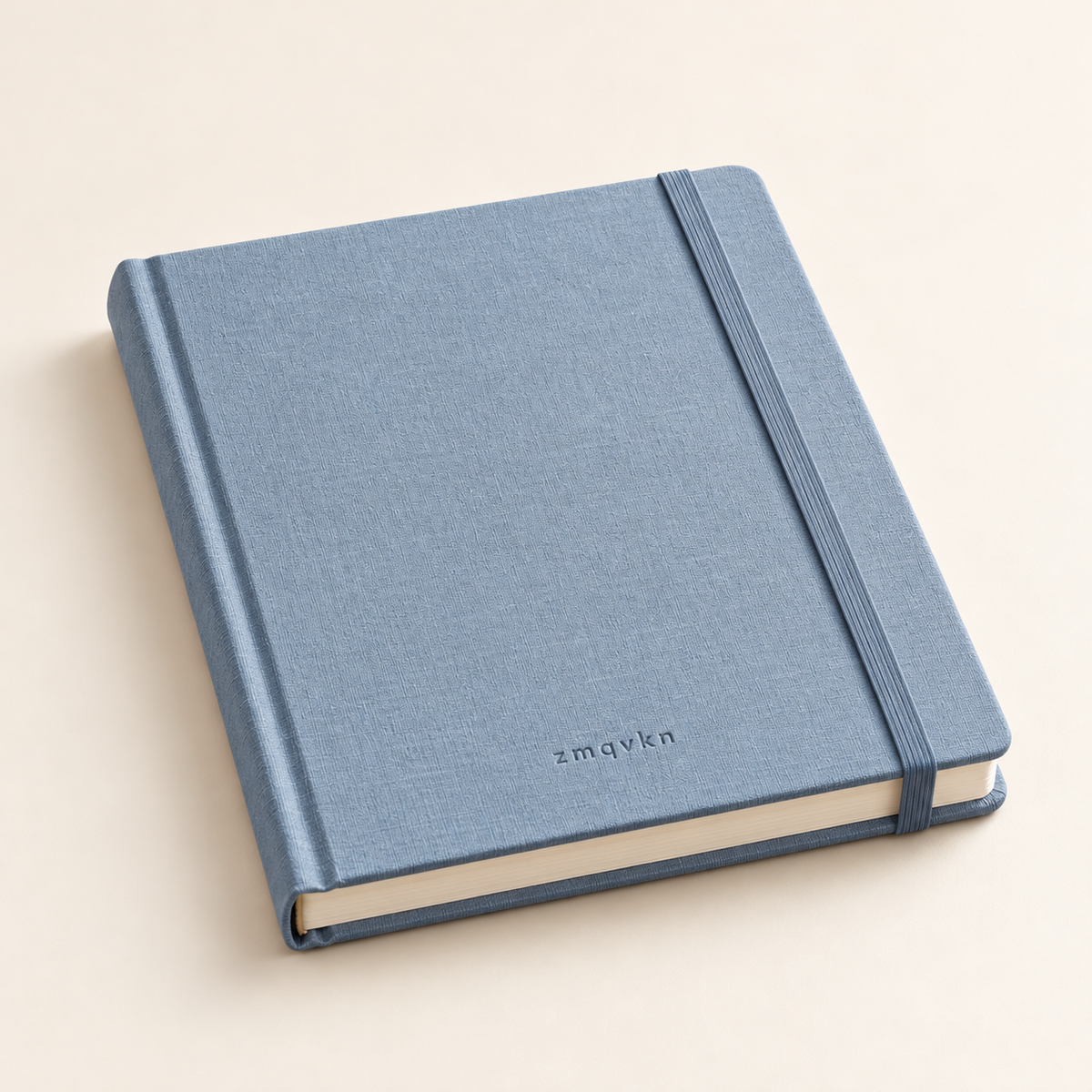 zmqvkn Linen-Cover Sketchbook — complete product view
