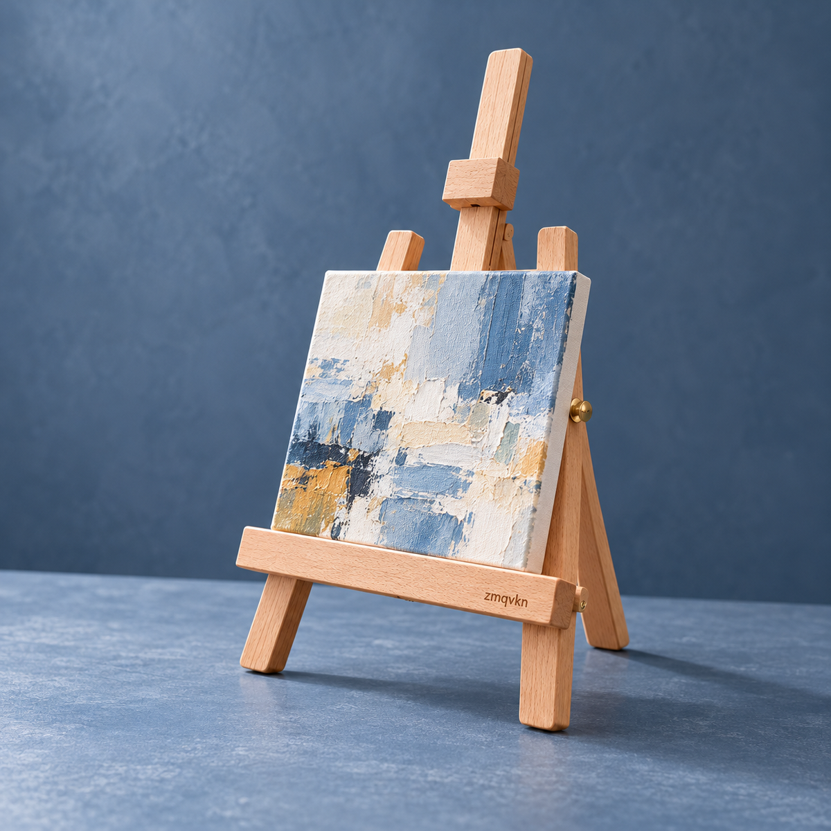 zmqvkn Beech Tabletop Display Easel — alternate arrangement
