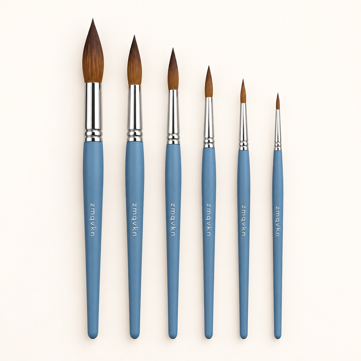 zmqvkn Watercolor Detail Brush Set — complete product view